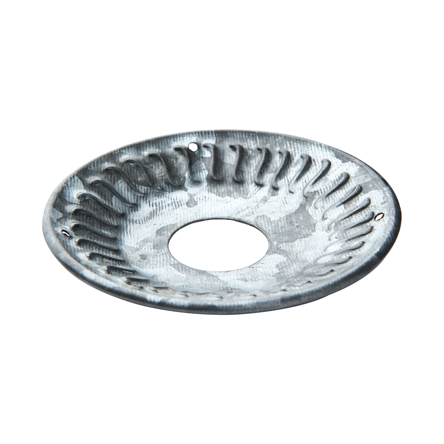 ANEL CASTIÇAL L ONDAS PRATEADO