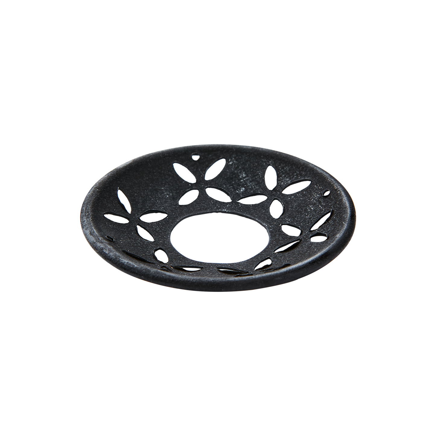 ANEL CASTIÇAL S FLORES PRETO