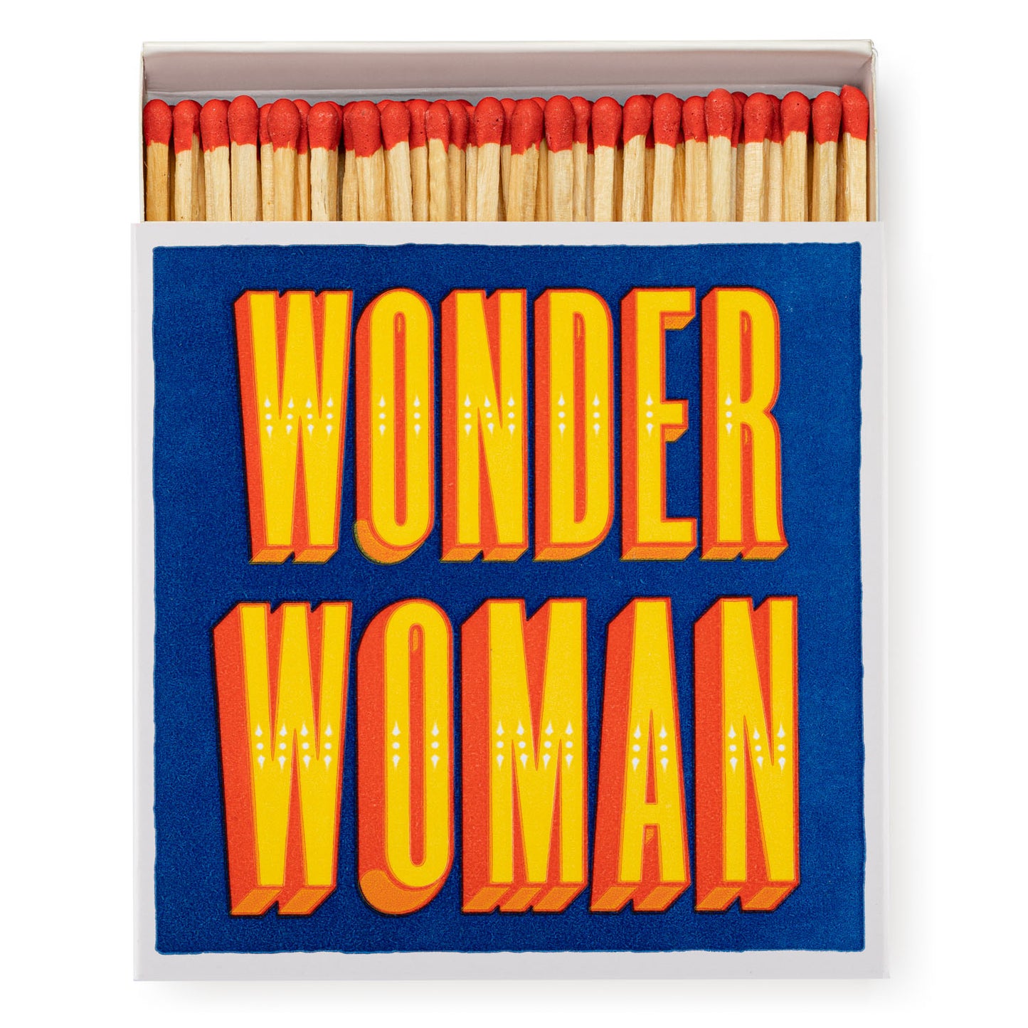 CAIXA FÓSFOROS 11X11 WONDER WOMAN
