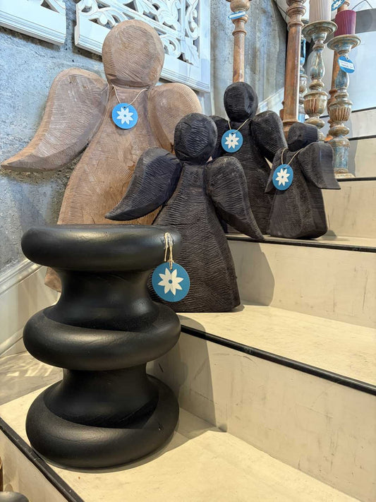 BANCO 40CM MADEIRA NOIR