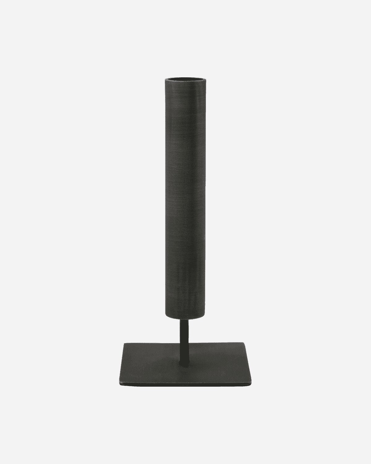 CASTIÇAL RETO FERRO PRETO 18CM