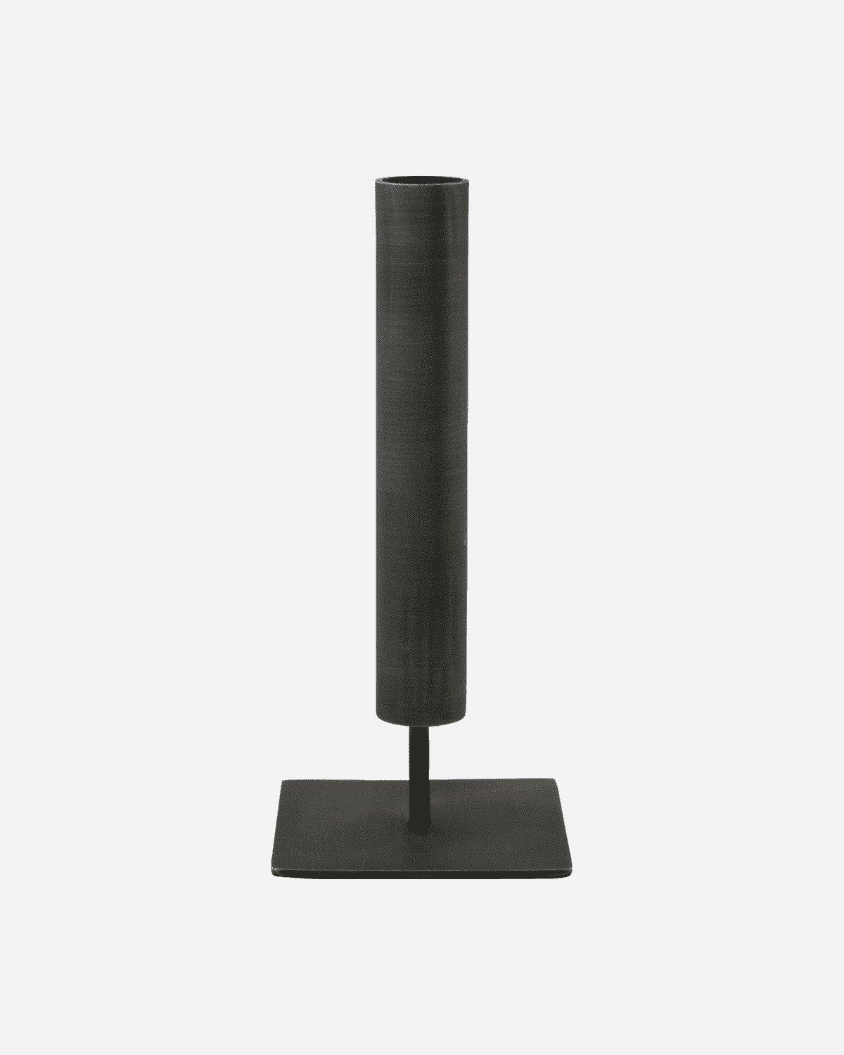 CASTIÇAL RETO FERRO PRETO 18CM