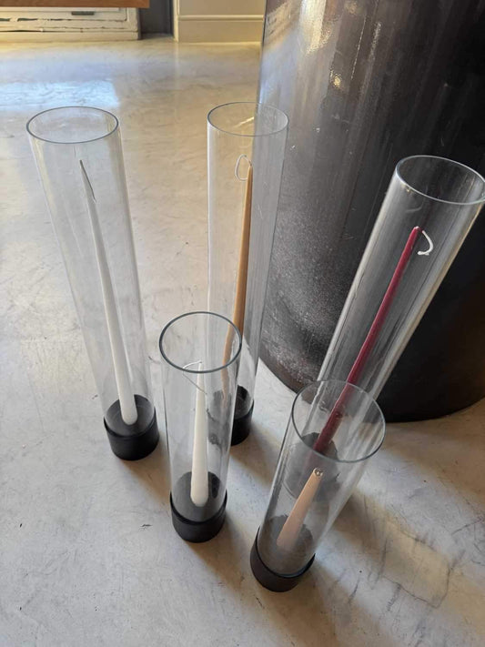 CASTIÇAL TUBULAR VIDRO 45CM