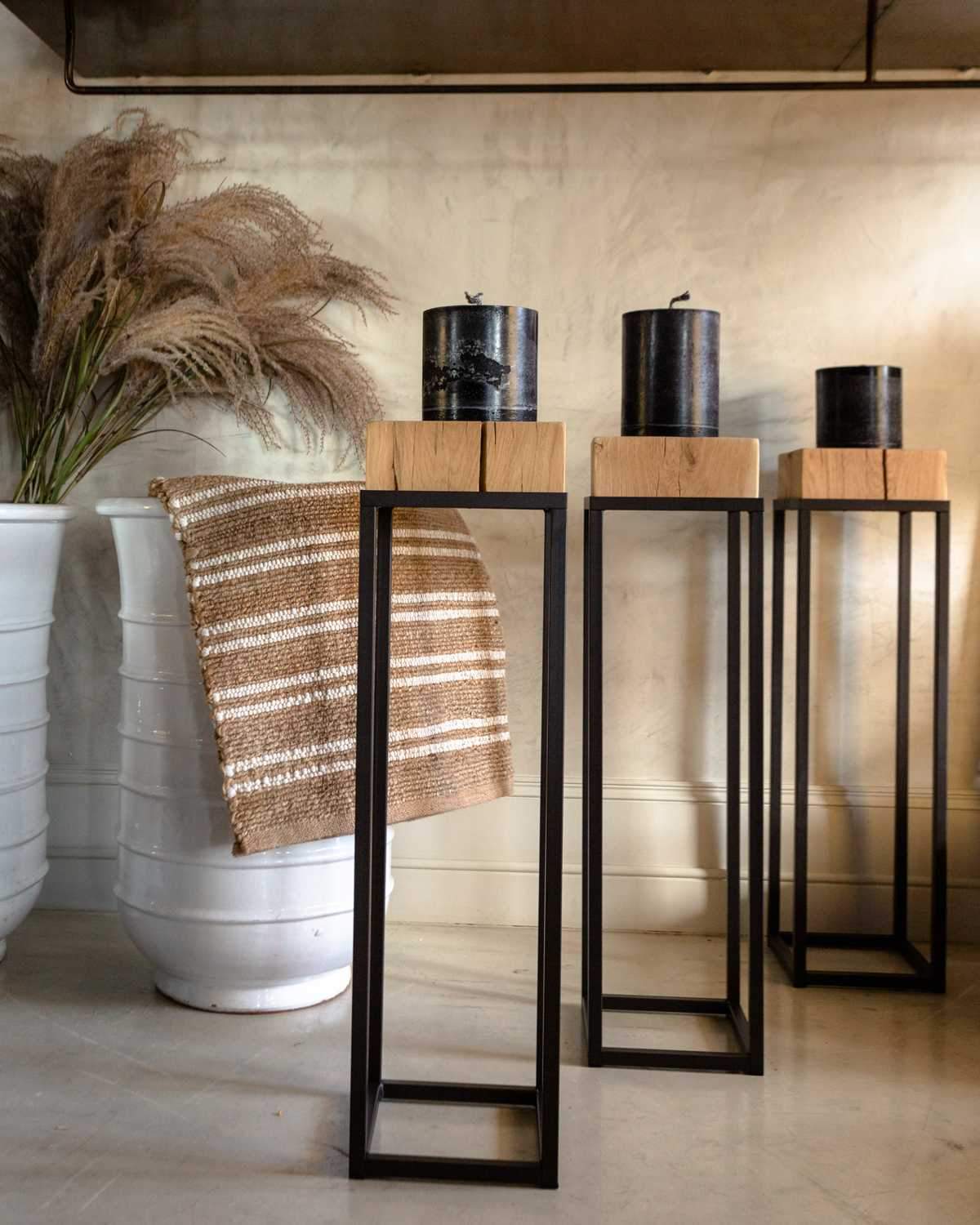 COLUNA FERRO E MADEIRA 25/25/92