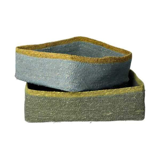 CONJ 2 CESTOS RETANGULARES