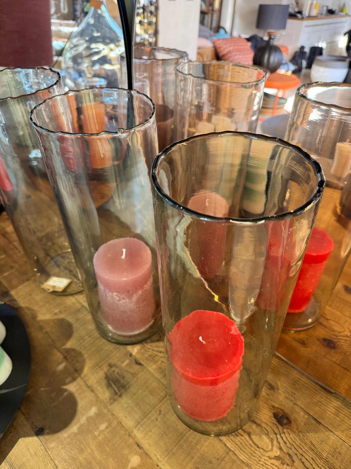 JARRA VIDRO RECORTADADA D15/42