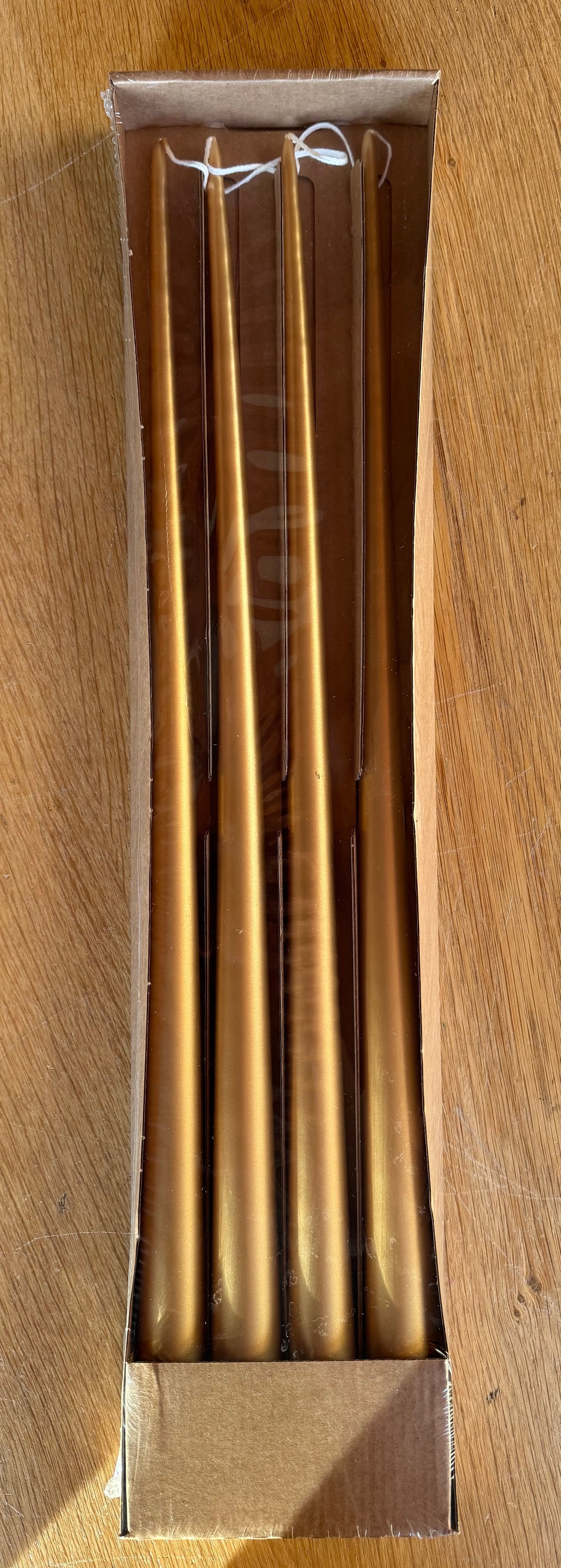 SET 4 - LACQUERED CANDLE 50 CM