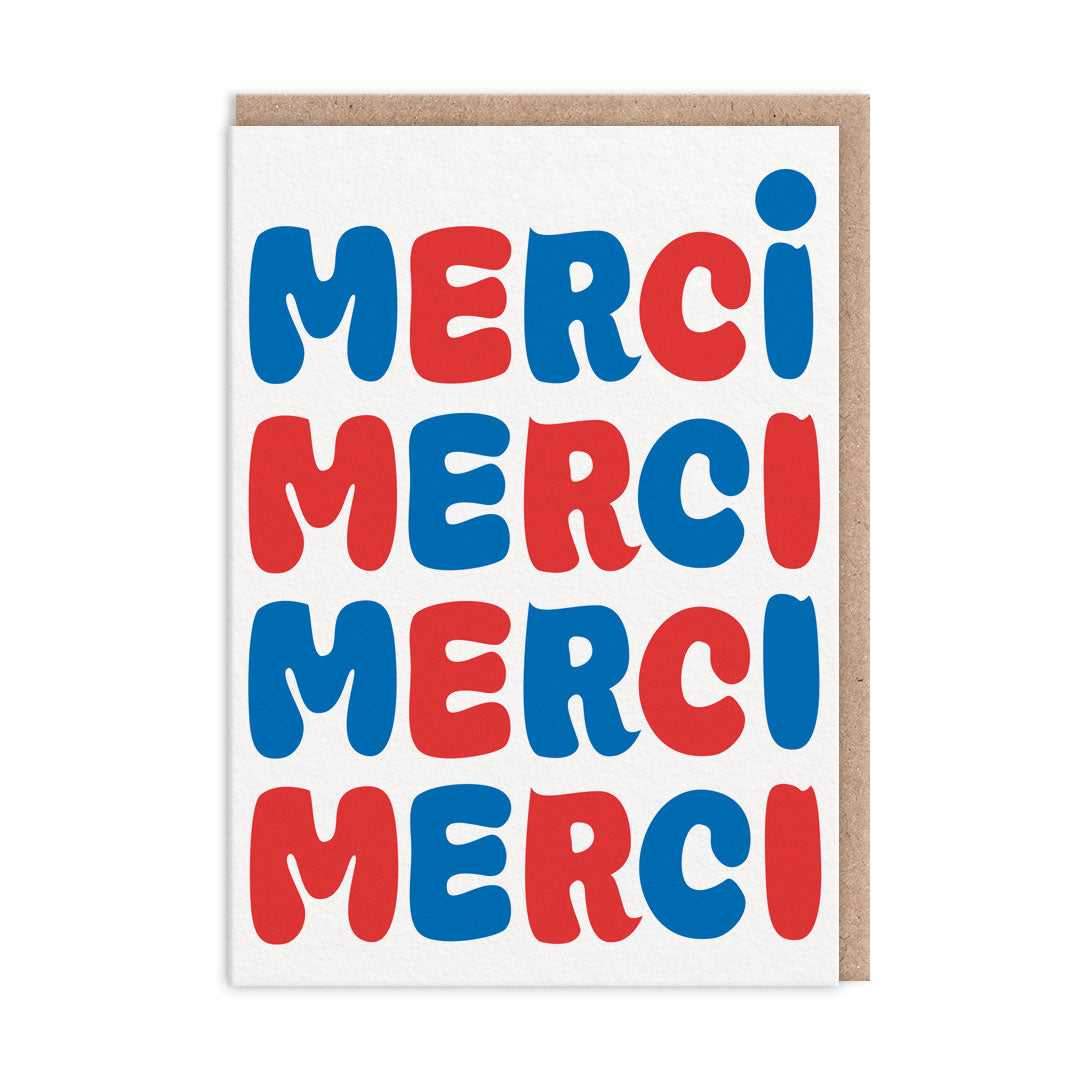 POSTAL MERCI MERCI MERCI MERCI