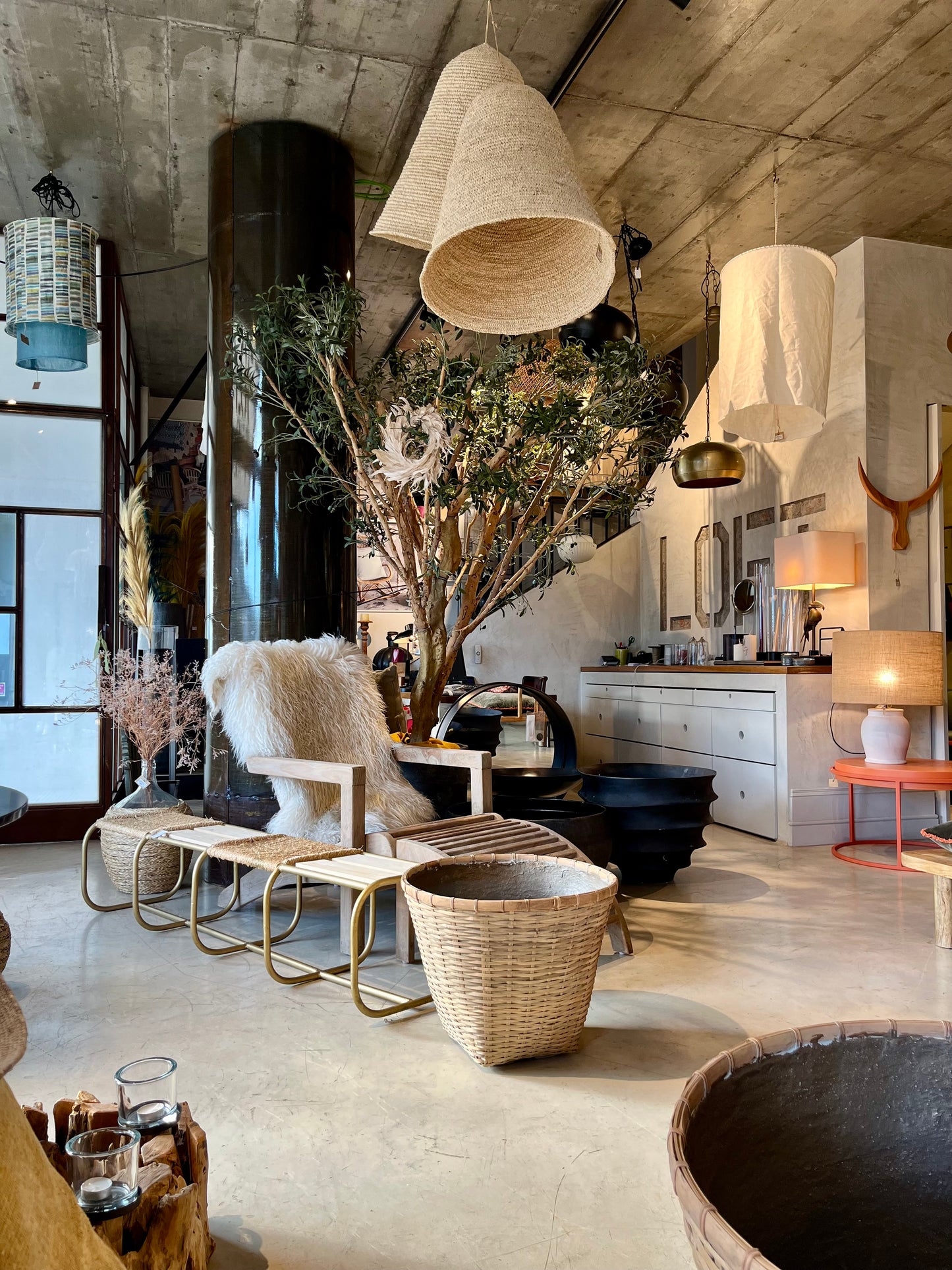 BANCO DOURADO 160 CM