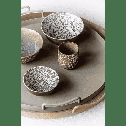 TABULEIRO 51CM METAL OCHER