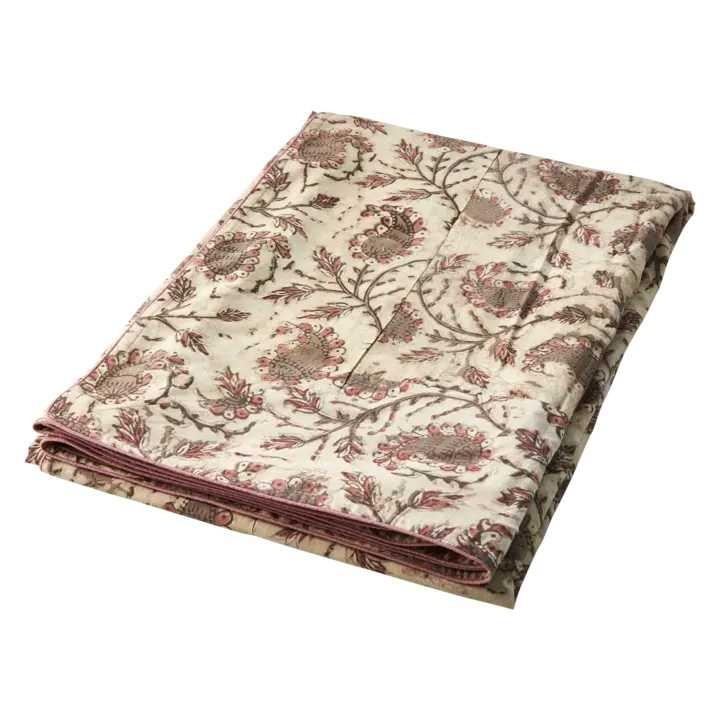 TOALHA DE MESA ROSA 250X140CM