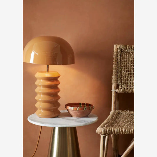 CANDEEIRO ENAMEL 44CM TERRACOTA