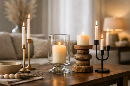 Candle Holders That Make a Room Feel Gathered