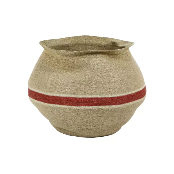 CESTO BEIGE/RED