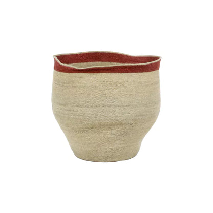 CESTO BEIGE/RED