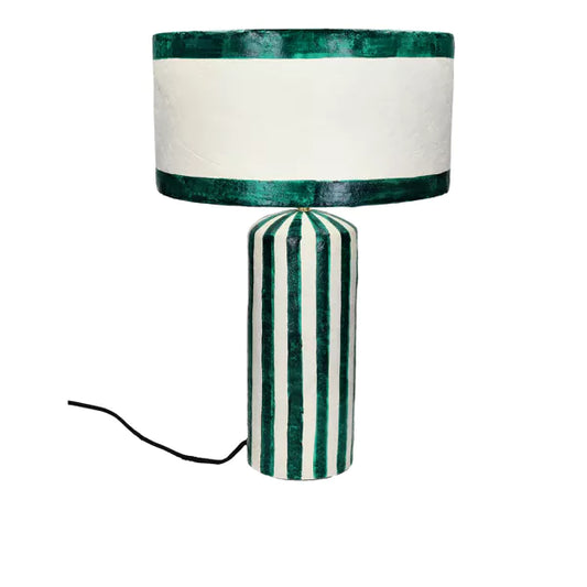 CANDEEIRO PAPIER MACHÉ GREEN