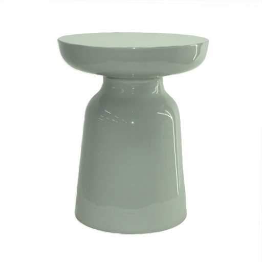 BANCO METAL BLEU VERT DOUX 43CM