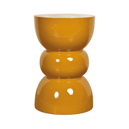 BANCO METAL OCRE 45CM