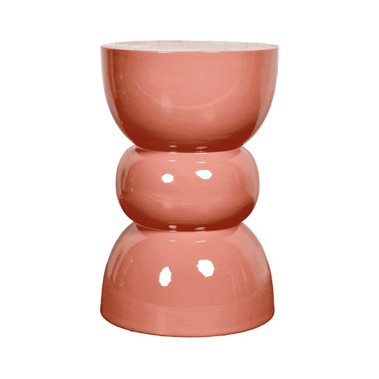 BANCO METAL ROSE 45CM