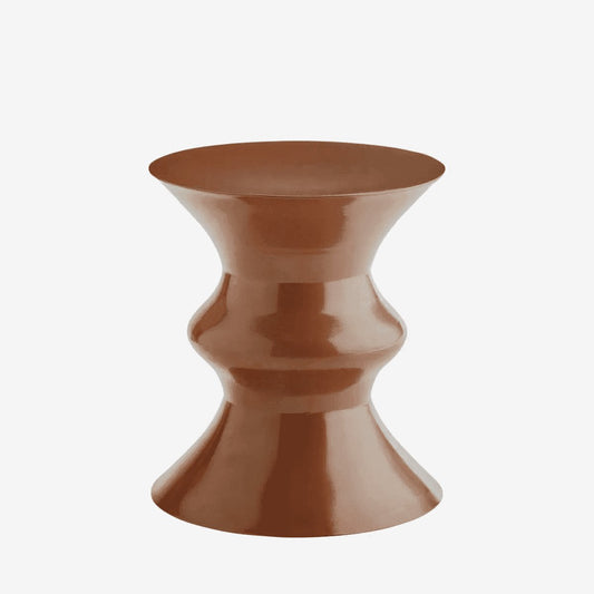 BANCO METAL TERRACOTA 46CM