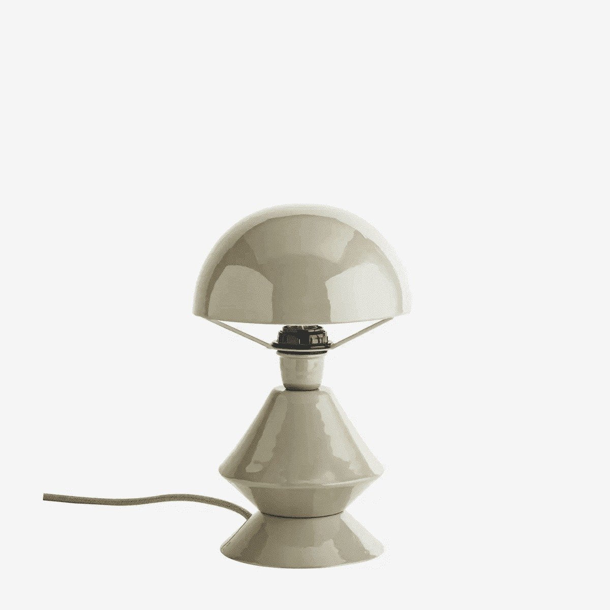CANDEEIRO ENAMEL CINZA 44CM