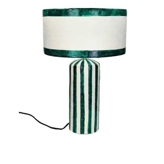 CANDEEIRO PAPIER MACHÉ GREEN