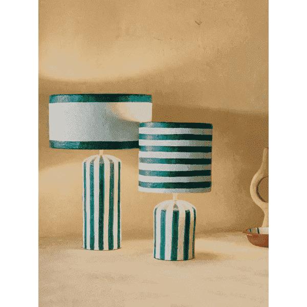 CANDEEIRO PAPIER MACHÉ GREEN