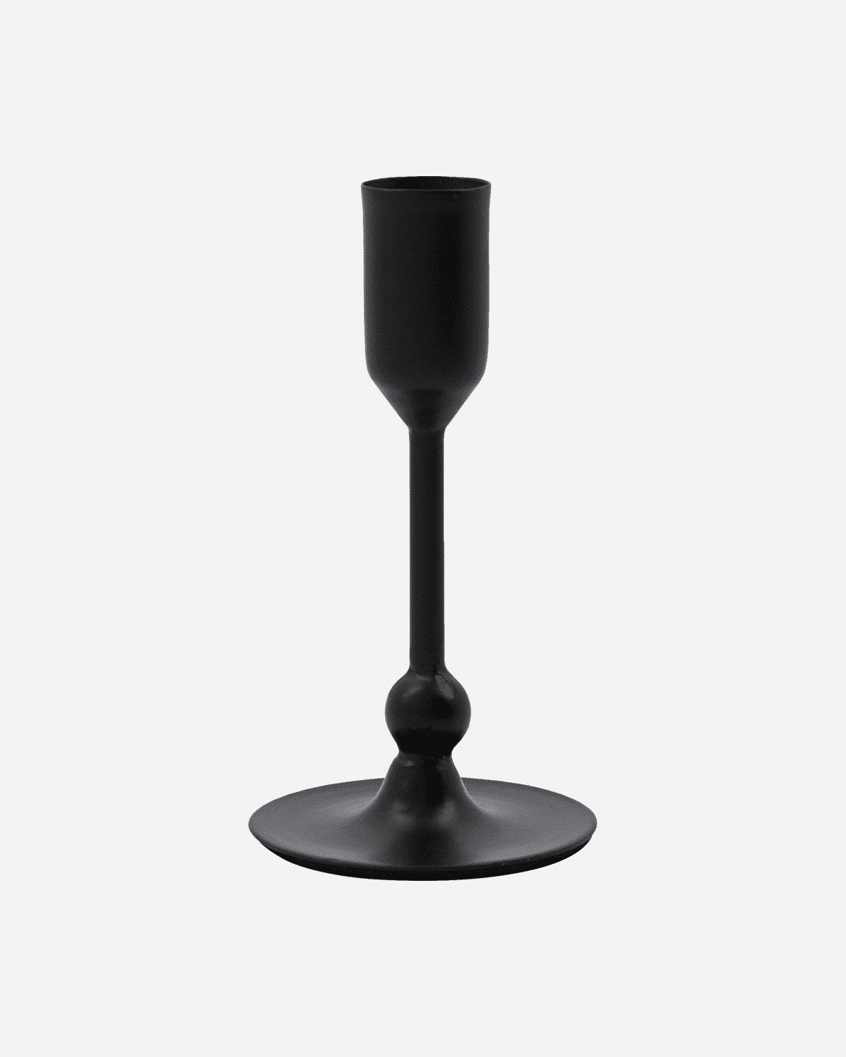 CASTIÇAL FERRO PRETO 12CM