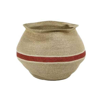 CESTO BEIGE/RED