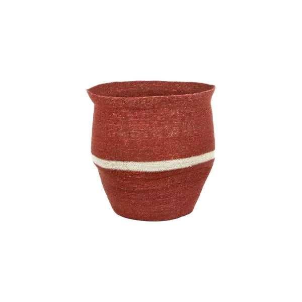 CESTO BEIGE/RED