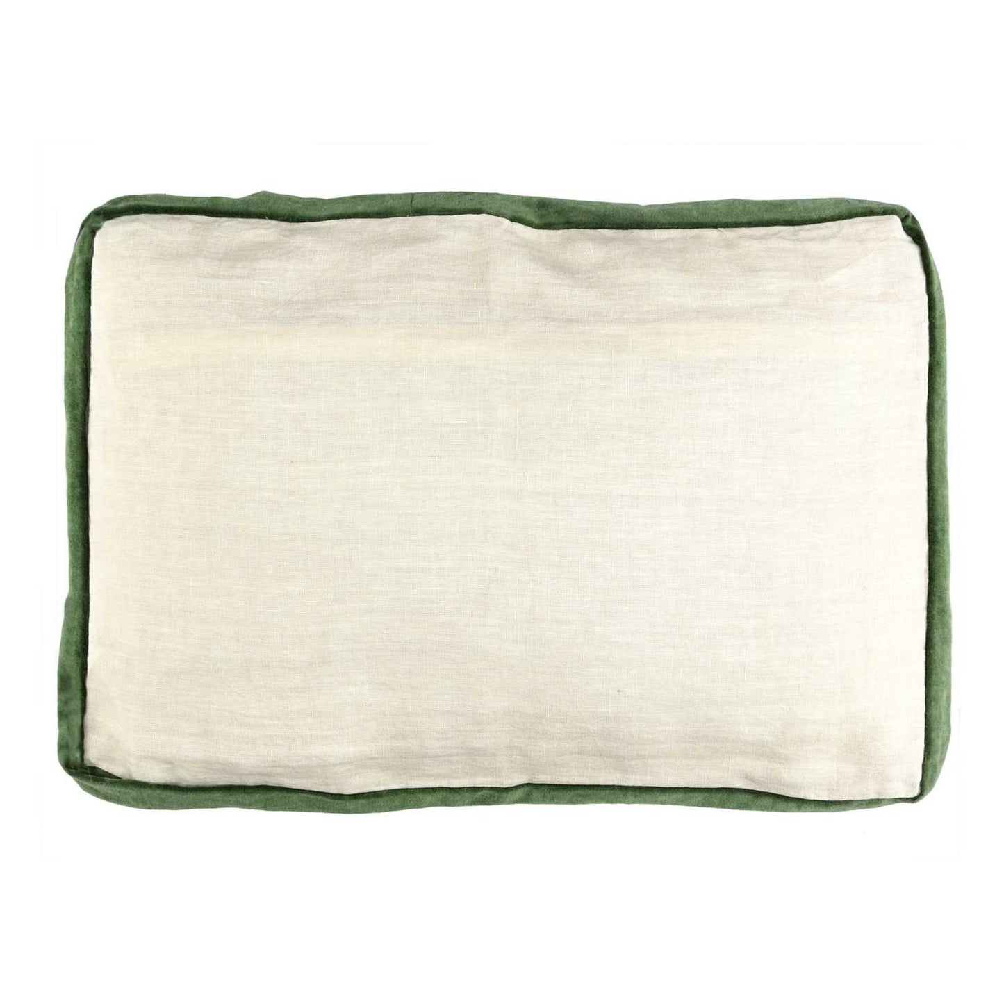 ALMOFADA LINHO/VELUDO 60/40