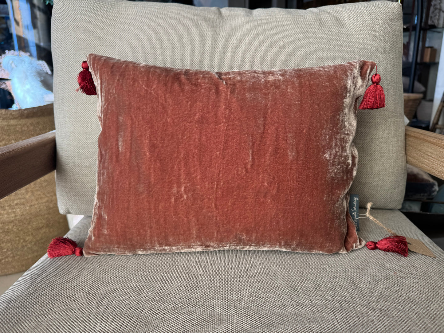 GOA POMPON VELVET PILLOW 30/40