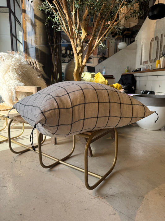 ALMOFADA LINHO RISCAS 65/65