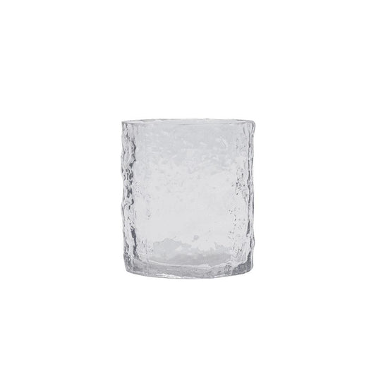 JARRA VIDRO TEXTURADO TRANSPARENTE 11,5X13CM
