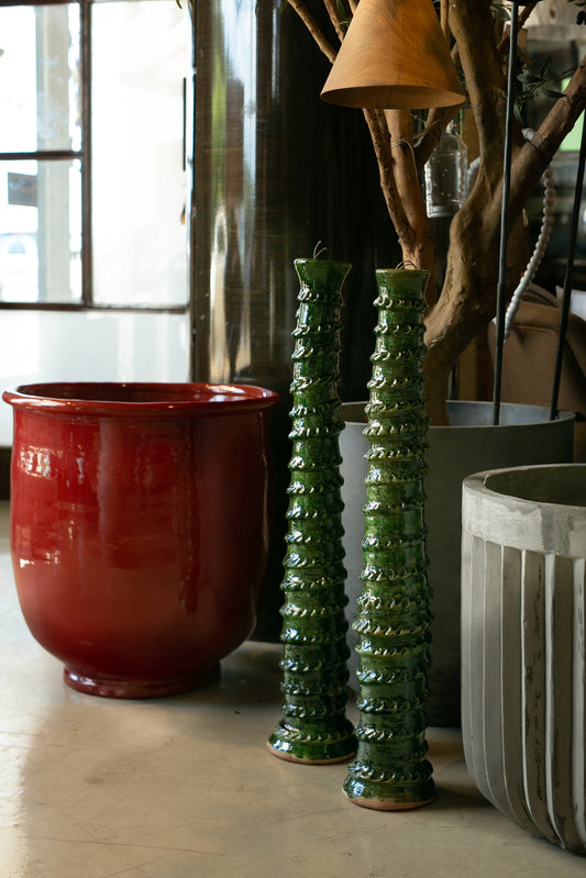 CERAMIC CANDLEHOLDER 82 CM MOROCCO