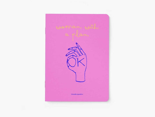 Notebook Woman Plan