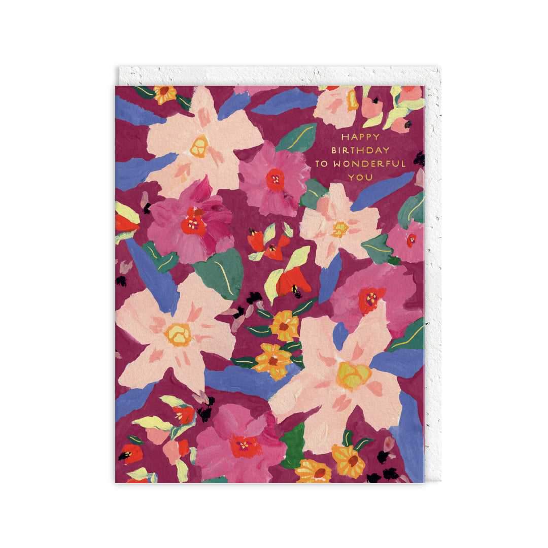 POSTAL HAPPY BIRTHDAY TO WONDERFUL YOU