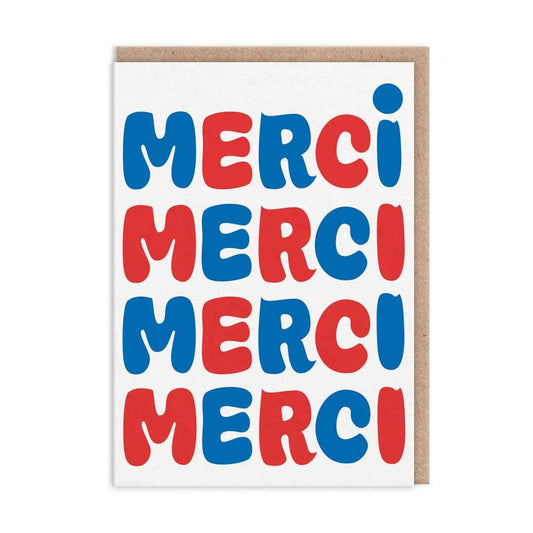 POSTAL MERCI MERCI MERCI MERCI