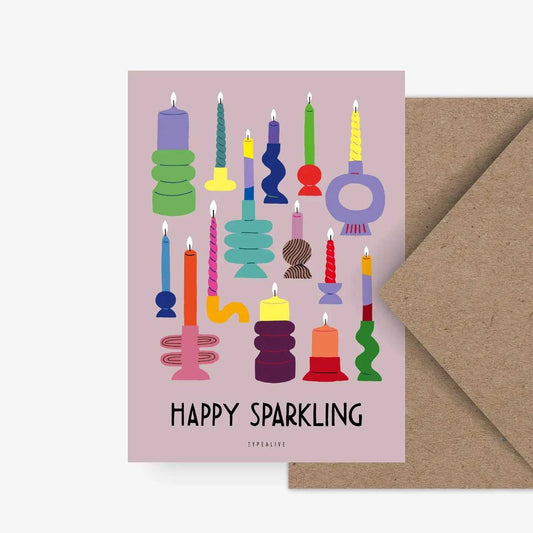 Postal Happy Sparkling
