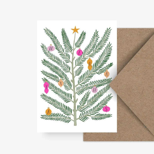 Postal Merry Christmas