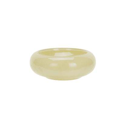 TAÇA DE VIDRO AMARELO 26/10