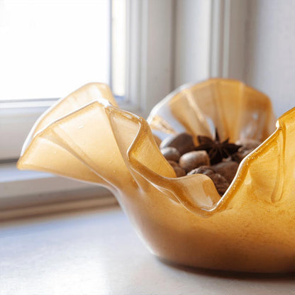 TAÇA DE VIDRO CARAMELO 28/10