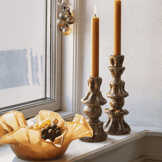 TAÇA DE VIDRO CARAMELO 28/10