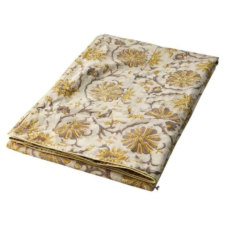 TOALHA DE MESA AMARELO 250X140CM